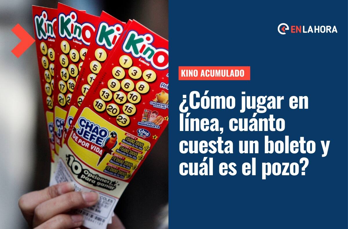 Kino acumulado: ¿Cómo jugar en línea, cuánto cuesta un boleto y cuál es el pozo estimado a repartir?