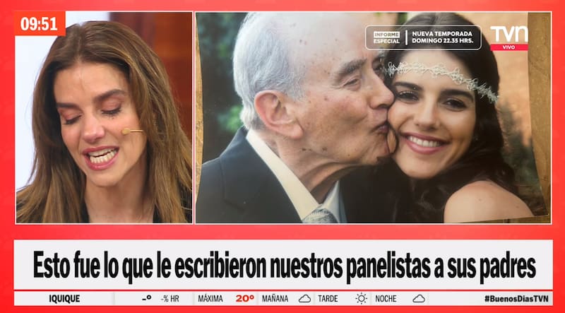 María Luisa Godoy se emocional al hablar de su padre en "Buenos Días a Todos".