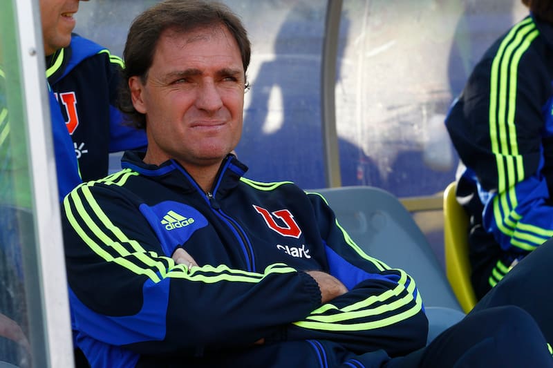 El DT en Universidad de Chile. Foto: Agencia Aton.