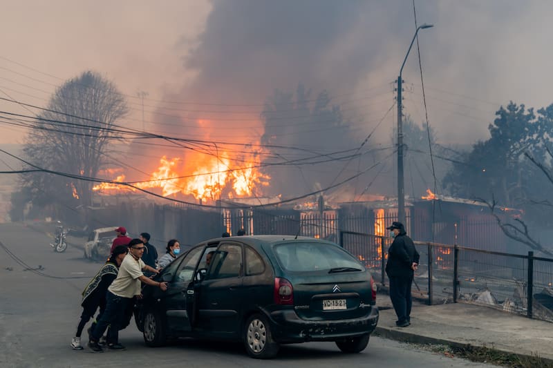 En las zonas afectadas, hay 19 albergues habilitados para los damnificados. Créditos: Javier Torres/Aton Chile.