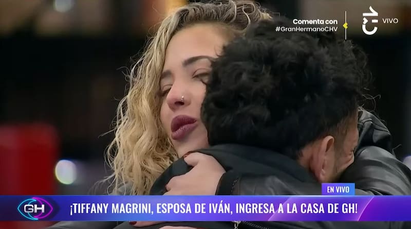 Tiffany Magrini visitó a Iván Cabrera en "Gran Hermano".