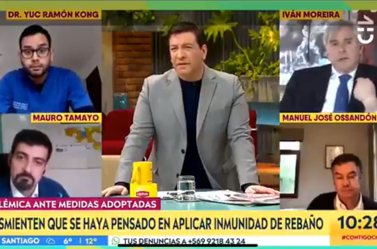 Julio César Rodríguez no tuvo piedad con Iván Moreira en "Contigo en la Mañana"