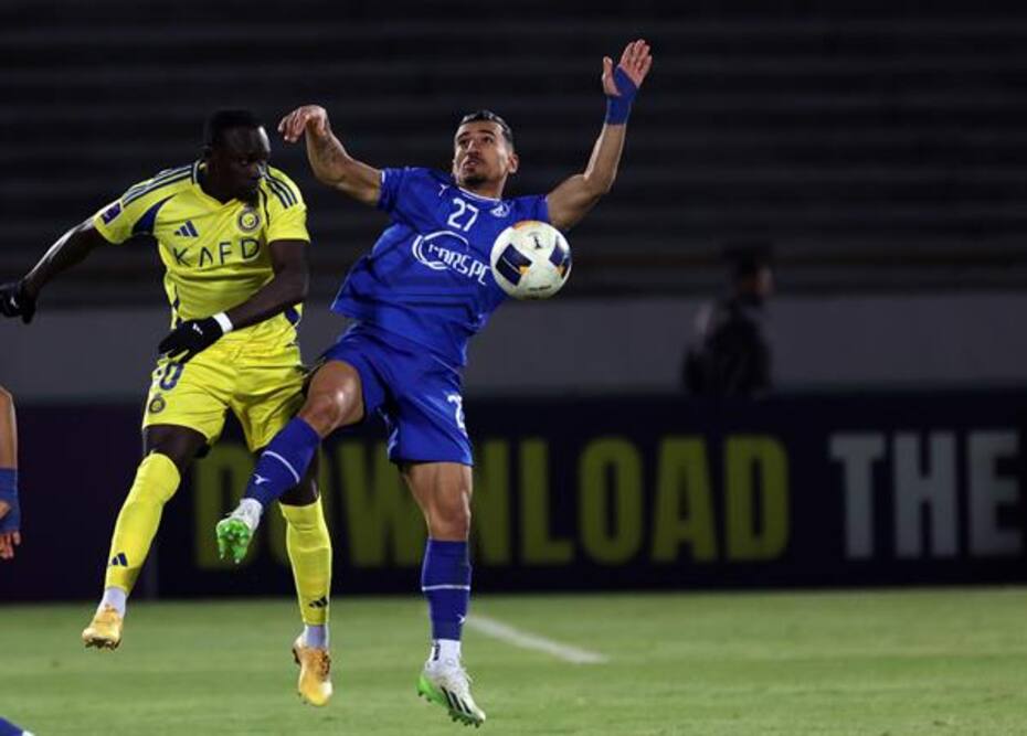 El elenco árabe, que sufrió la ausencia de Cristiano Ronaldo, logró igualar en el duelo de ida de los octavos de final por la Champions League de Asia. Foto: EFE.