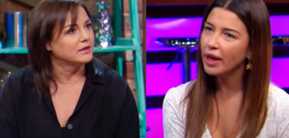 La actrices estuvieron distanciadas.