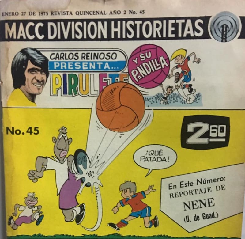 El exitoso jugador chileno del América de México era el gancho para el cómic que hizo historia en Chile.