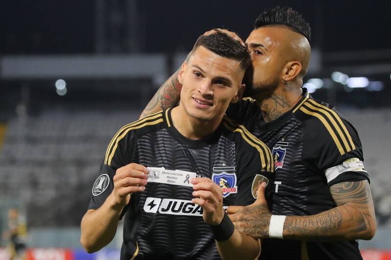 y Arturo Vidal en Colo Colo Foto: Aton.