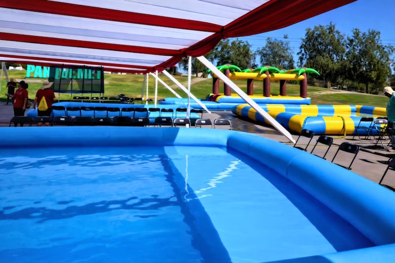 Parque acuático gratuito, disponible hasta el 28 de febrero. Créditos: @pacmunicipio vía Instagram.