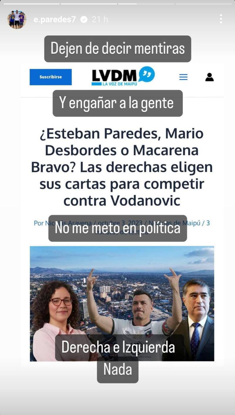 El delantero de San Antonio Unido desmintió estar ligado a RN.