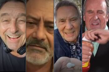 Stefan Kramer envejeció a sus "Socios" para emotiva participación en "Vamos Chilenos"