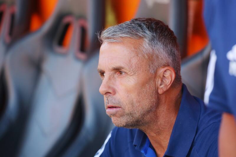 El entrenador de Universidad de Chile Gustavo Álvarez.