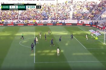 VIDEO | Mostró su olfato goleador: Diego Valdés anotó en partido amistoso del América