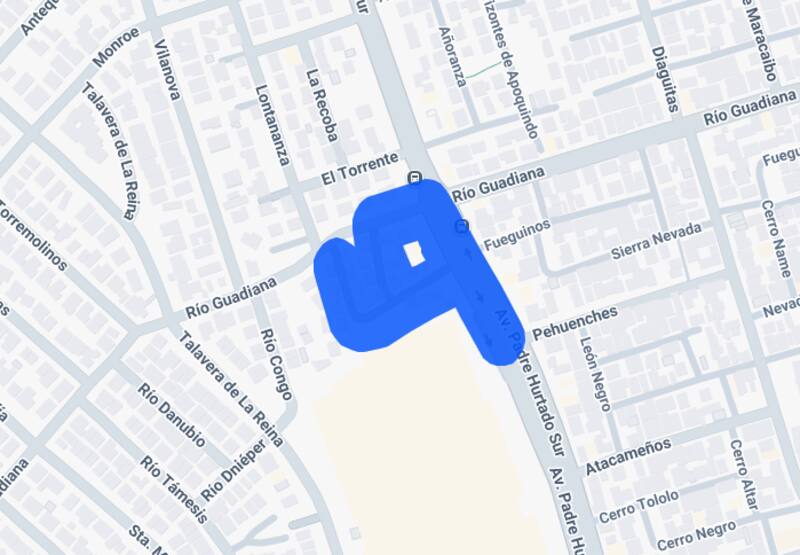 Este sector tendrá corte de luz programado.