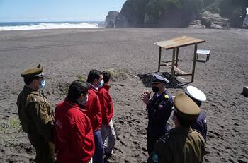 Ocho días cumplió la búsqueda de tres amigos desaparecidos en el mar de Cobquecura