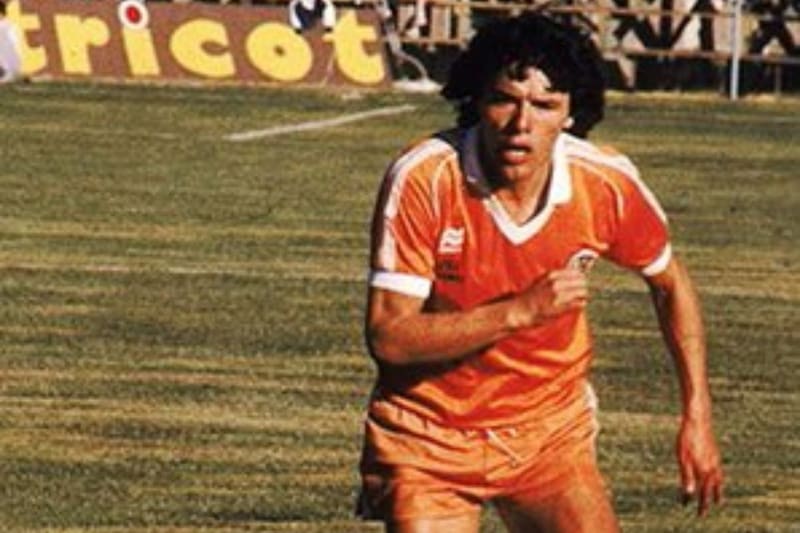 Cuando jugaba en el invencible Cobreloa de los ochenta.