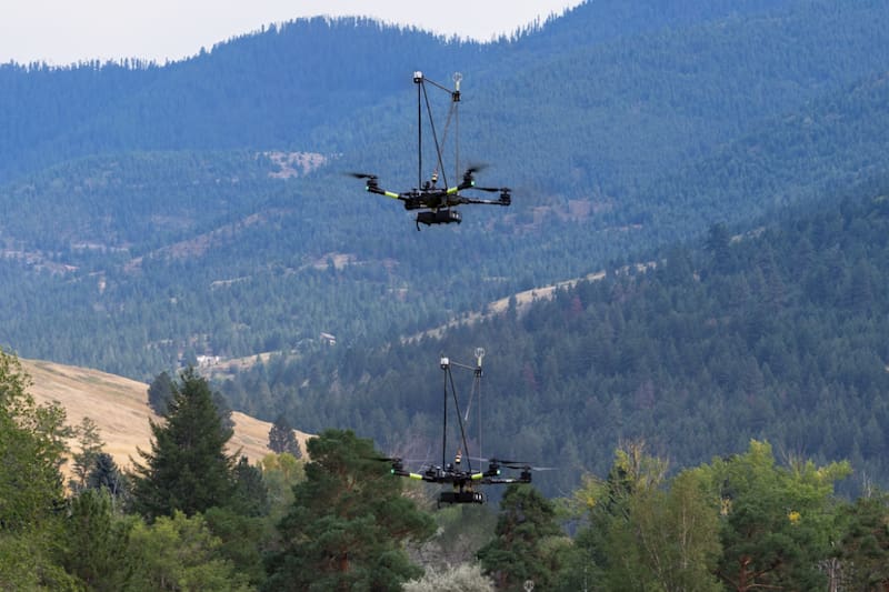 Estos drones poseen dos sensores.