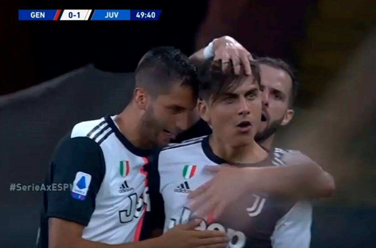 En una baldosa: Espectacular golazo de Paulo Dybala para adelantar a Juventus