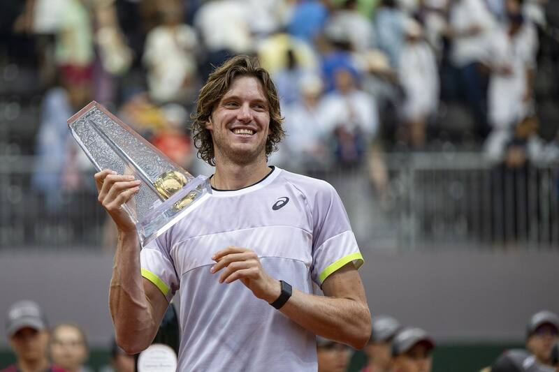 ganó el ATP de Ginebra 2023. EFE