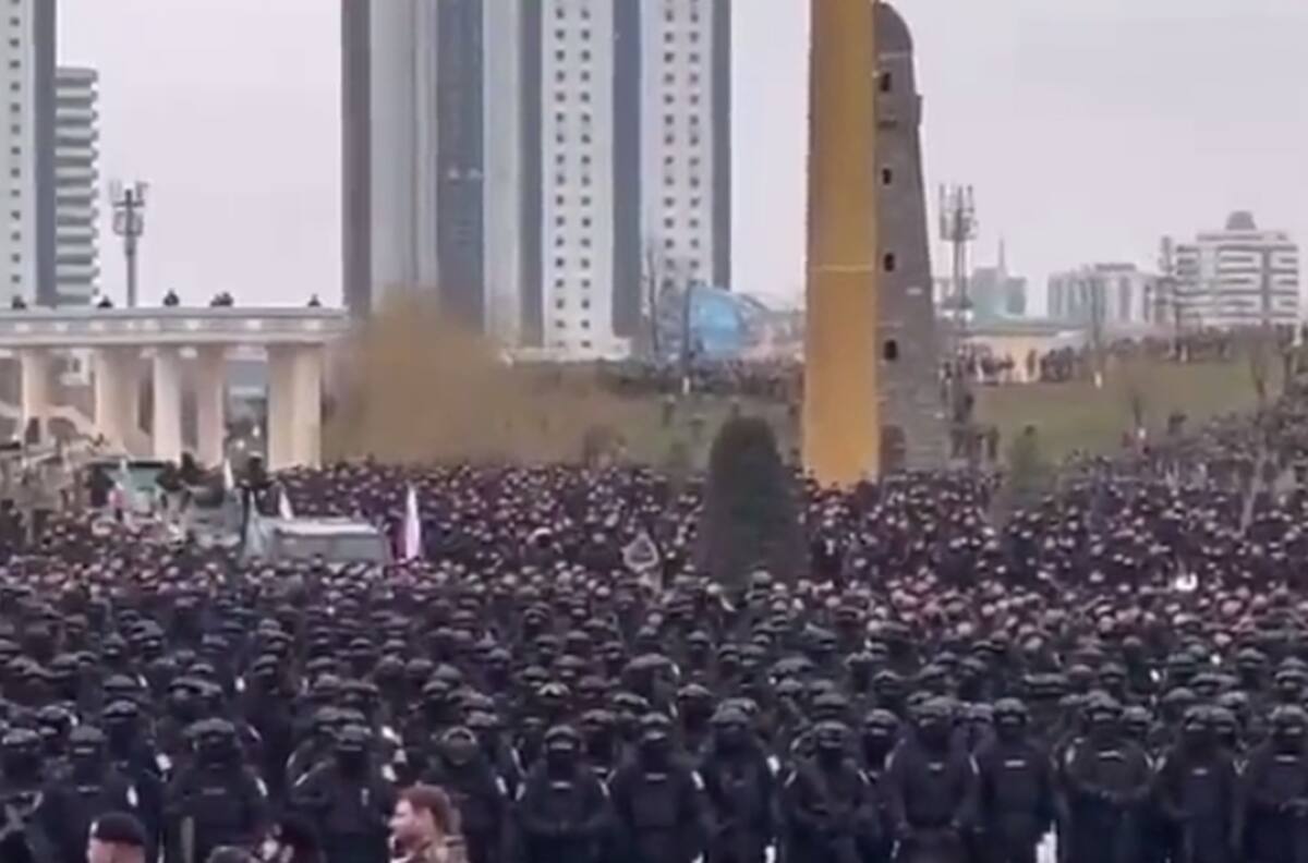 VIDEO | Conflicto Rusia-Ucrania: miles de soldados chechenos se preparan para apoyar invasión a Kiev