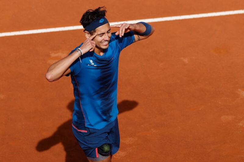 y su ya clásica celebración. Foto: Agencia Aton.