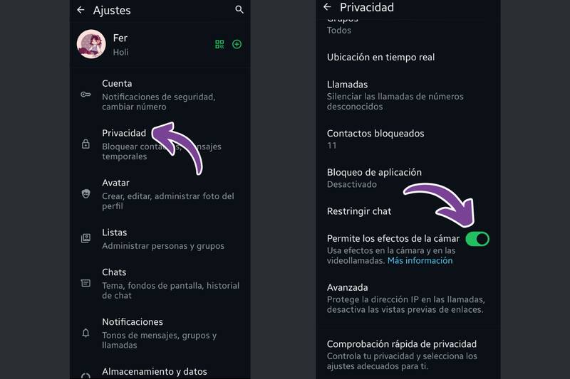 Activa esta divertida función siguiendo estos pasos.
