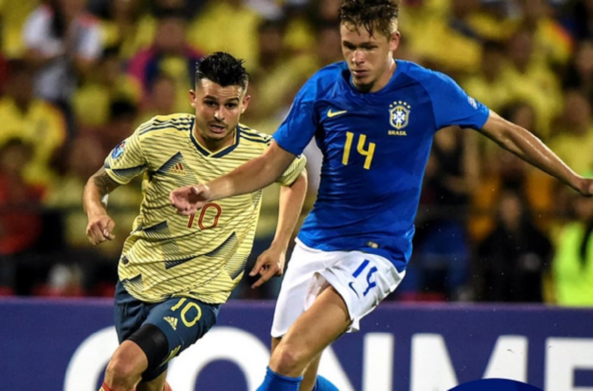 Brasil y Colombia empataron en el inicio del cuadrangular final del Preolímpico