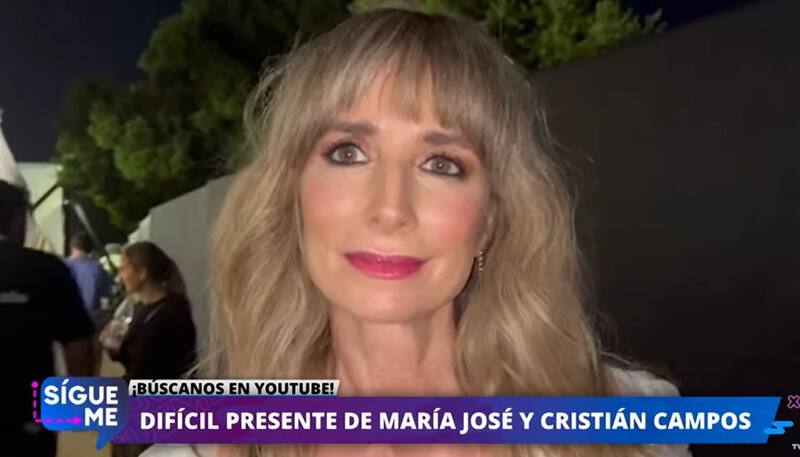 María José Prieto en entrevista con "Sígueme". Créditos: Pantallazo TV+