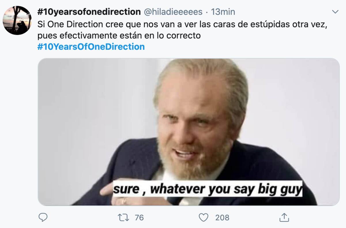 El aniversario número 10 de "One Direction" ya se convirtió en tendencia en Twitter