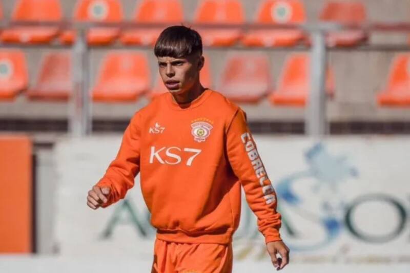 Tomás Roco debutó con la camiseta de Cobreloa en el partido por Copa Chile.