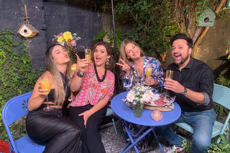 Famosos en "La Divina Comida"/ Chilevisión