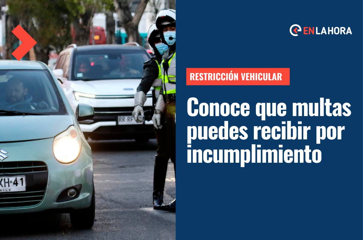Restricción vehicular: Revisa las multas que puedes recibir si no cumples con la medida