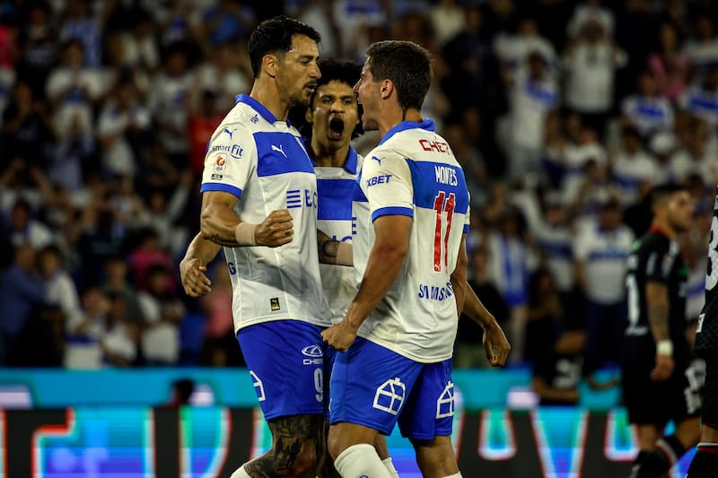 El delantero anotó ante Palestino para la UC. Foto: Agencia ATON.