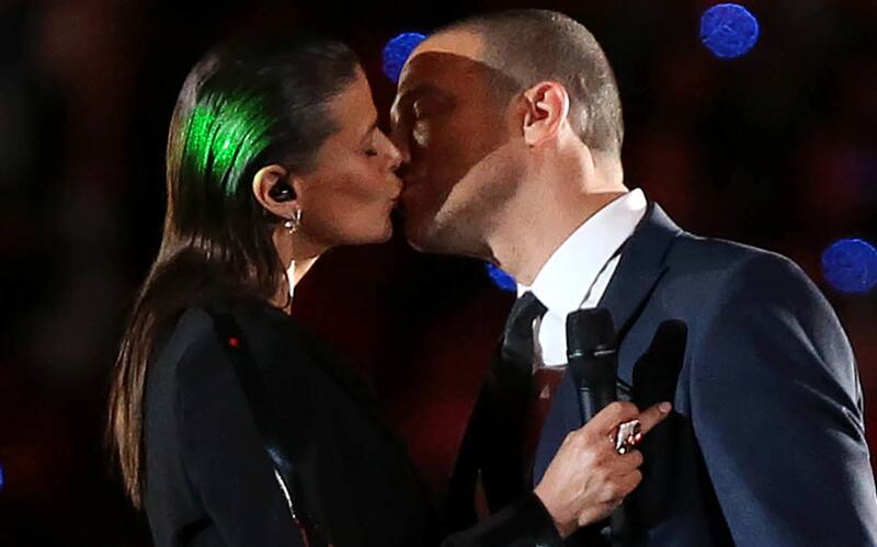 Tonka Tomicic y Julián Elfenbein en la Teletón