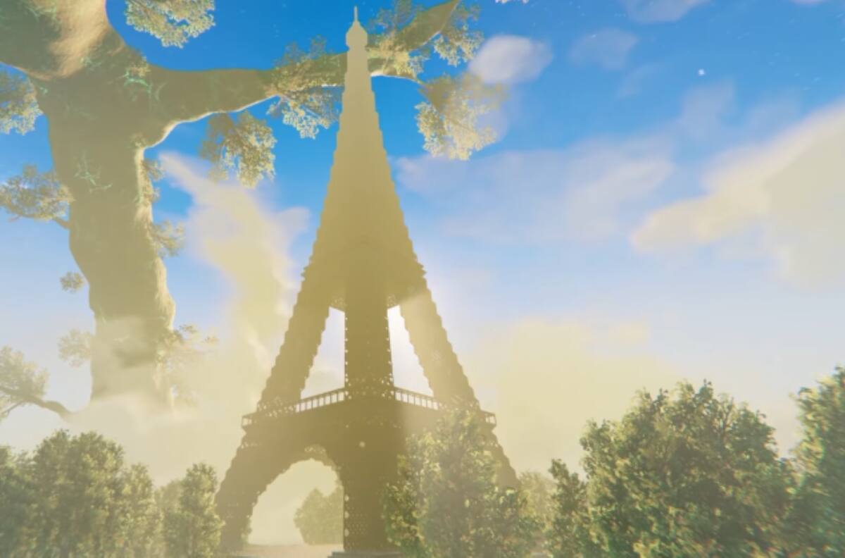 Valheim: jugador construye la mayor locura jamás hecha con una Torre Eiffel a escala real