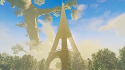 Valheim: jugador construye la mayor locura jamás hecha con una Torre Eiffel a escala real