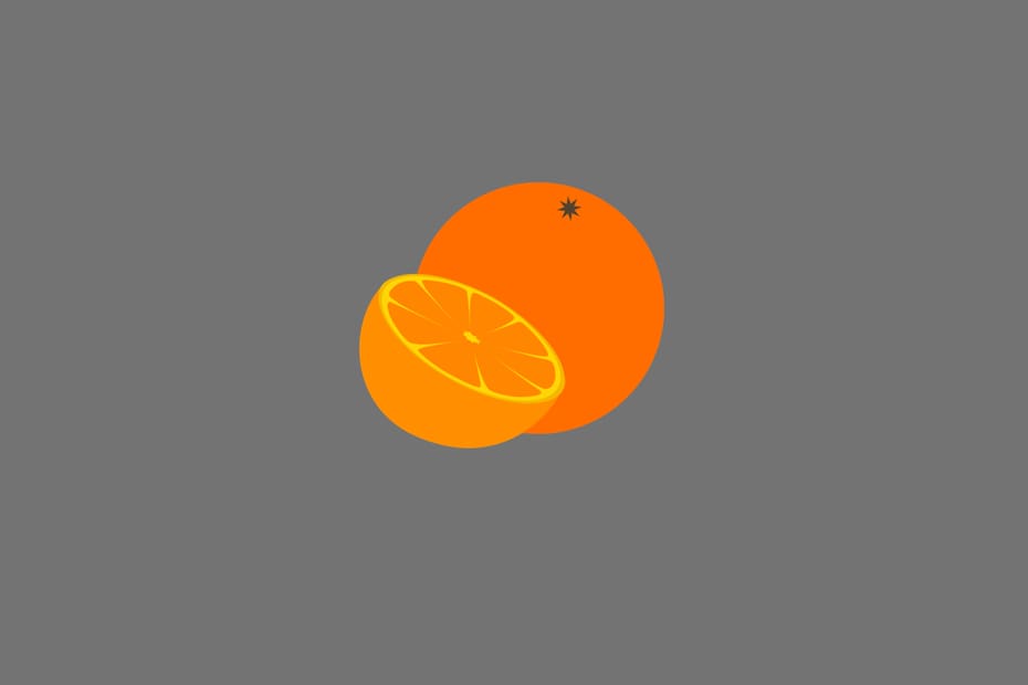¡Era una naranja!