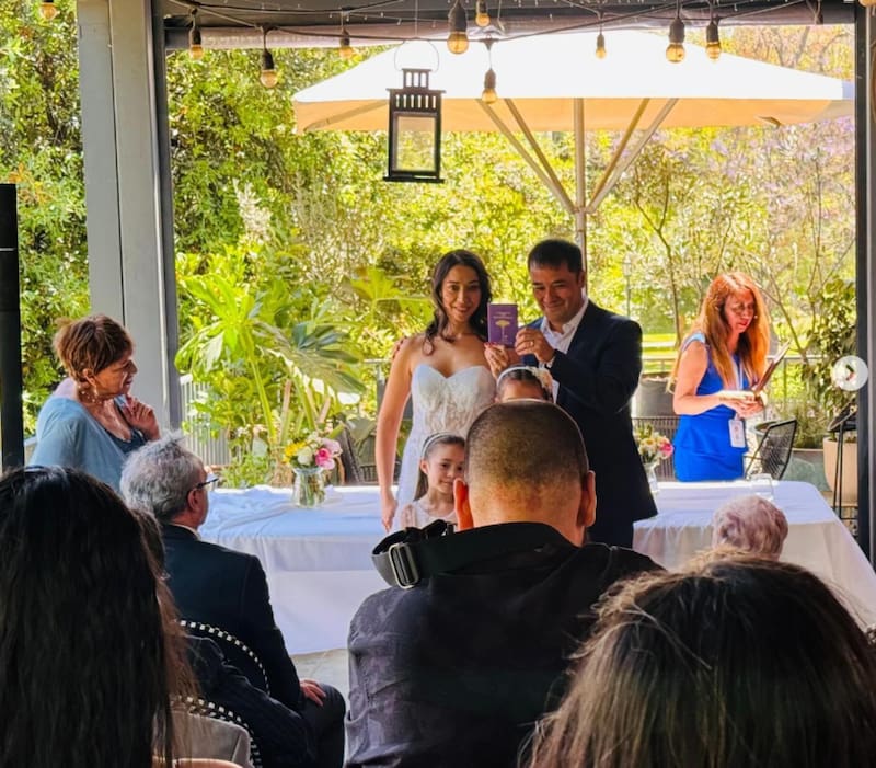 Roberto Saa contrajo matrimonio con Carla Jiménez