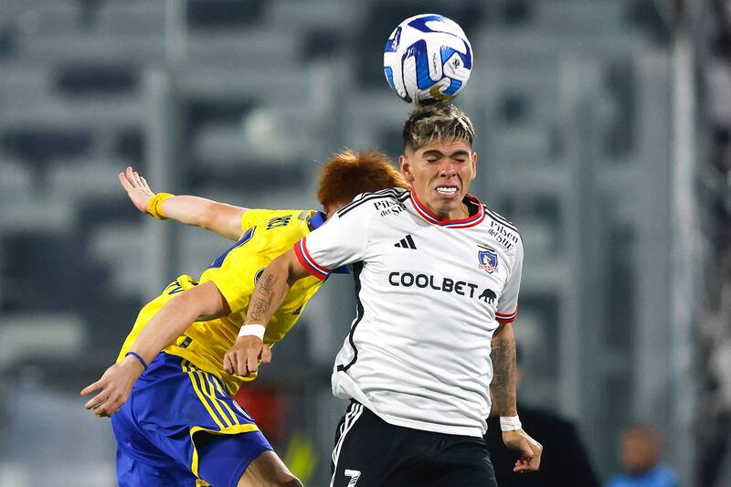 Colo Colo no pudo ante Boca en el Monumental. Foto: Agencia Aton.