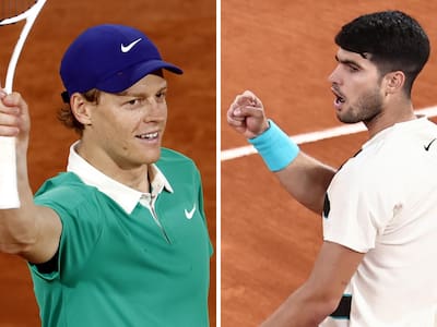 Jannik Sinner vs. Carlos Alcaraz por la final de Roland Garros: horario y quién transmite EN VIVO