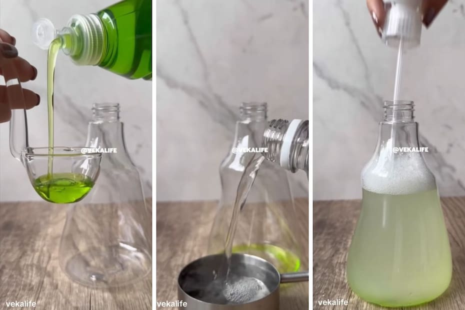 La creadora de contenidos, Vekalife, precisó que la mezcla se consigue con solo tres ingredientes.
Créditos: TikTok @vekalife.
