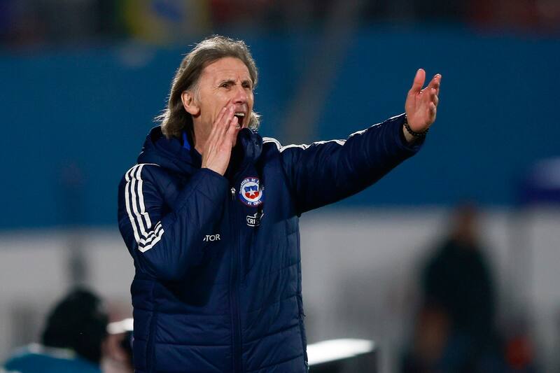 Ricardo Gareca, entrenador de La Roja. Agencia Aton