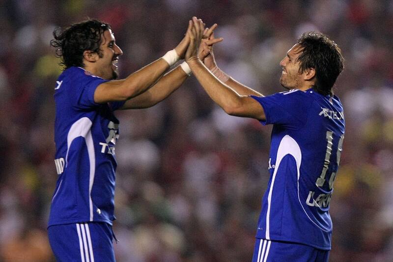 La U celebrando el 2010 en el Maracaná por Copa Libertadores