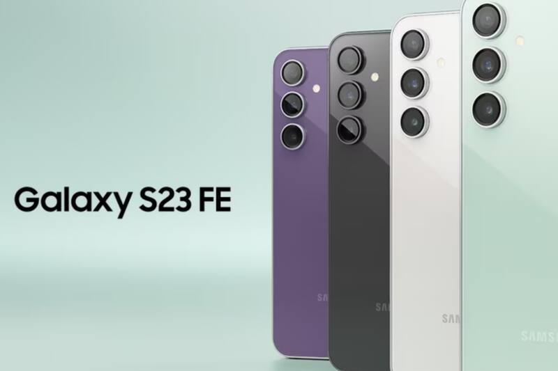 El Galaxy S23 FE tiene cuatro llamativos colores disponibles.