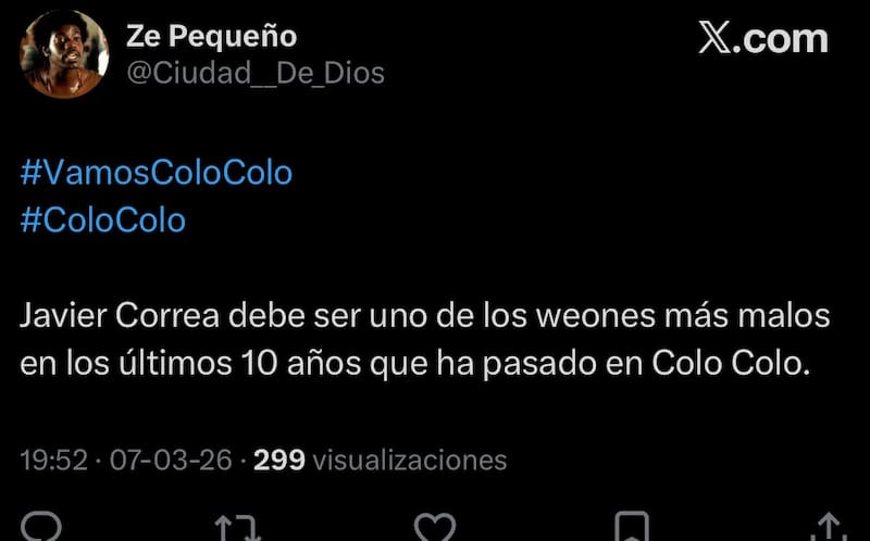 Los hinchas albos cargaron contra Javier Correa tras el triunfo ante Audax.