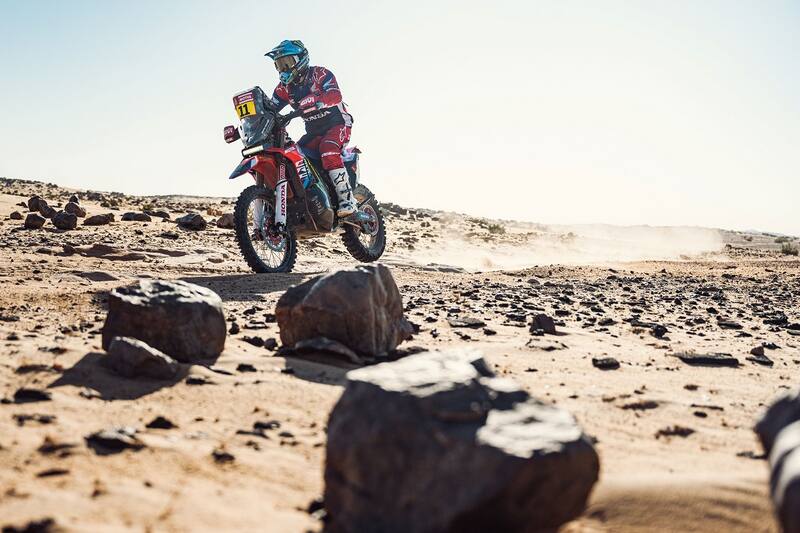 en el Rally Dakar. Foto: HRC