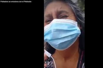 Plebiscito 2020: Emotivo video de Nancy, pobladora mapuche de Lo Hermida se volvió viral