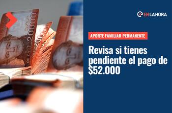 Aporte Familiar Permanente: Solo con tu RUT conoce si tienes pendiente el cobro del bono de $52.000