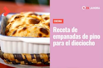 Receta empanadas de pino al horno: Conoce aquí cómo hacer la masa y relleno paso a paso