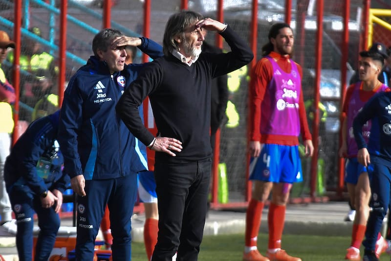 Ricardo Gareca en su paso por Chile.
