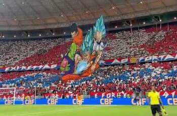 VIDEO | Siguen los homenajes a Akira Toriyama: hinchas de Fortaleza despliegan increíble lienzo de Dragon Ball