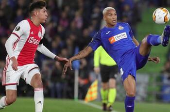 ¡De laboratorio! Getafe sorprendió a Ajax y Deyverson marcó el primero